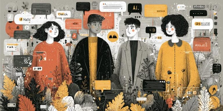 Infographic showing AI community prompt sharing etiquette with examples of giving credit and respecting remix culture.